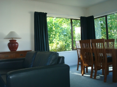 Dining room of a 3 bedroom apartment